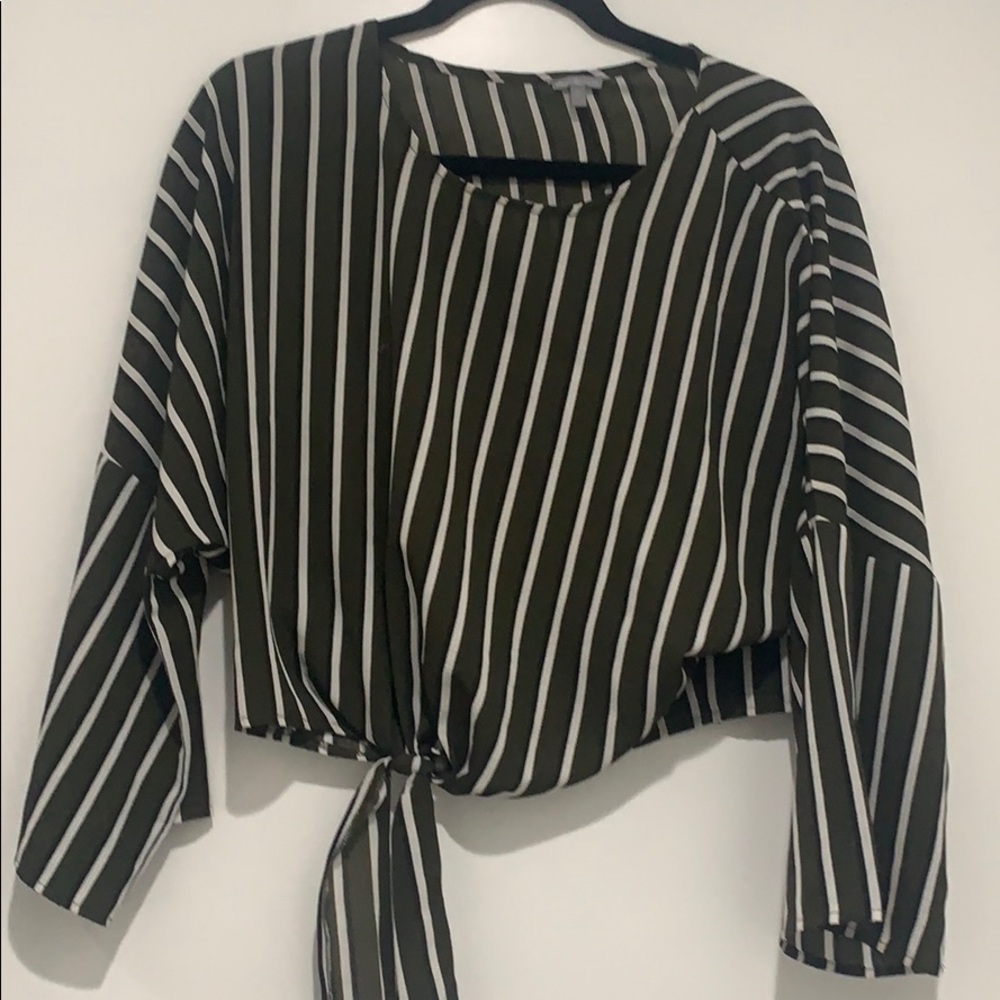 Striped green tunic